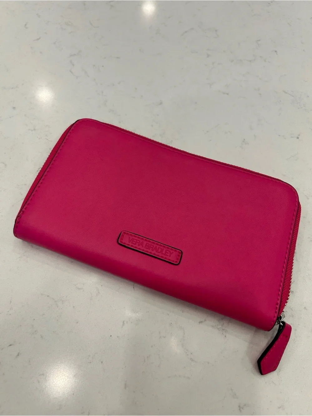 Vera Bradley Bright Pink Zip Wallet